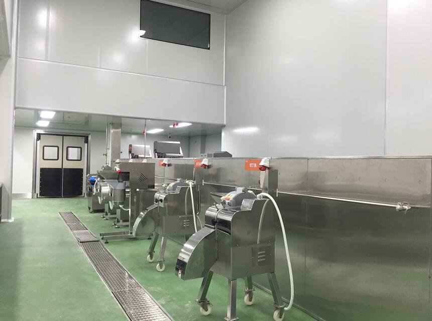 中央廚房前處理區效果圖